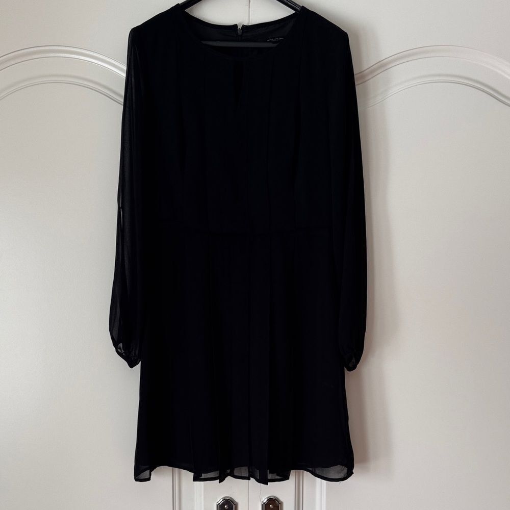 Marc NewβYork Black Long Sleeve Dress